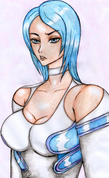 blue hair women