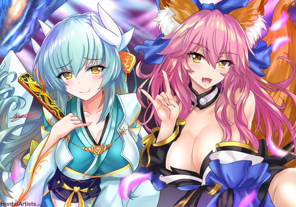 Tamamo and Kiyohime