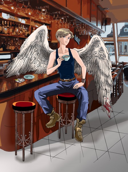 Angelic morning. (Sailor Moon fanart)