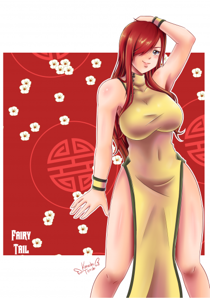 Erza with Mira outfit